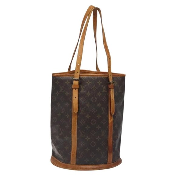 LOUIS VUITTON Monogram Bucket GM Shoulder Bag Vintage M42236 LV Auth 128001 - Picture 1 of 16